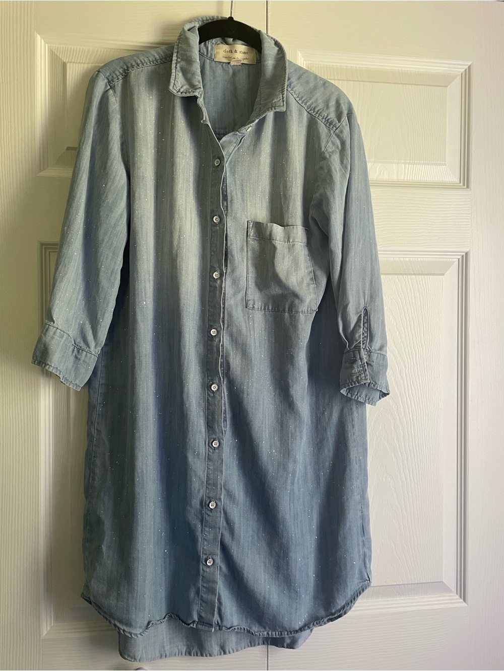 cloth & stone Denim Shirt Dress